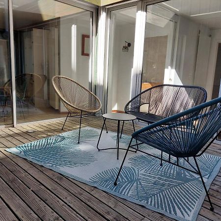 Le Peyrot*** Coeur De Ville 55M² Avec Patio 罗德兹 外观 照片