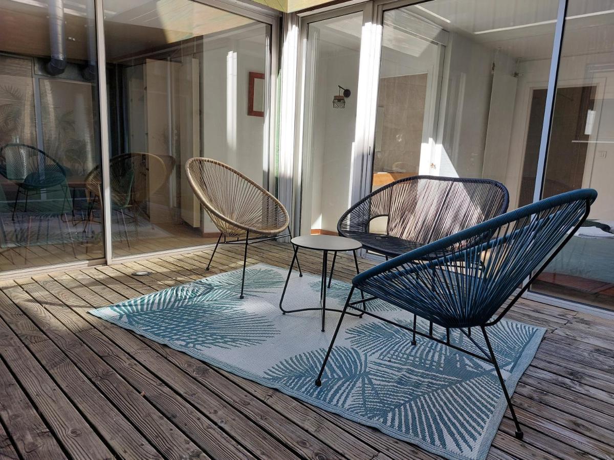 Le Peyrot*** Coeur De Ville 55M² Avec Patio 罗德兹 外观 照片